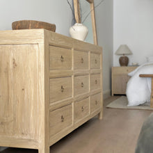 Load image into Gallery viewer, Organic Nine Drawer Chest _ Blonde Elm
