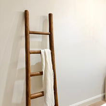 Load image into Gallery viewer, Antique Decorative Ladder | Aged Elm
