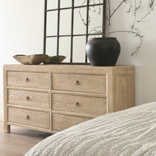 Load image into Gallery viewer, Organic Six Drawer Chest _ 160cm _ Blonde Elm
