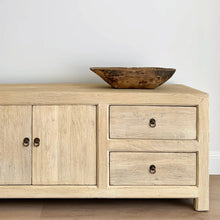 Load image into Gallery viewer, Organic Boho TV Unit _ Blonde Elm
