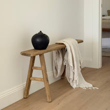 Load image into Gallery viewer, Antique Skinny Bench _ Natural Elm
