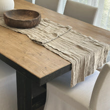 Load image into Gallery viewer, Heritage Dining Table _ 210cm _ Rustic Black + Honey Elm
