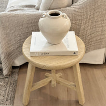 Load image into Gallery viewer, Organic Side Table | Tri-Leg | Blonde Elm
