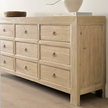 Load image into Gallery viewer, Organic Nine Drawer Chest _ Blonde Elm
