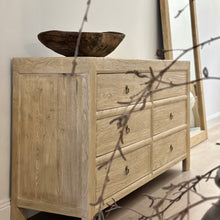 Load image into Gallery viewer, Organic Six Drawer Chest _ 160cm _ Blonde Elm
