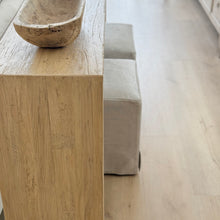 Load image into Gallery viewer, Organic Platform Hallway Table _ Blonde Elm
