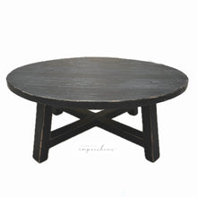 Load image into Gallery viewer, Provincial Coffee Table | Round 100cm | Modern Black
