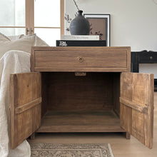 Load image into Gallery viewer, Wabi-Sabi Oversize Bedside Table _ Earthy Brown
