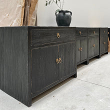 Load image into Gallery viewer, Provincial Oversize Bedside Table | Black Elm
