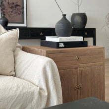 Load image into Gallery viewer, Wabi-Sabi Oversize Bedside Table _ Earthy Brown
