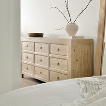 Load image into Gallery viewer, Organic Nine Drawer Chest _ Blonde Elm
