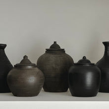 Load image into Gallery viewer, 120yr Old Ginger Jar _ Stone Grey/Black
