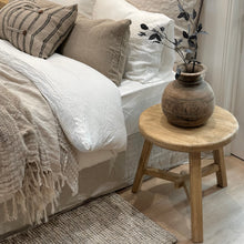 Load image into Gallery viewer, Honey Elm Side Table _ Tri-Leg
