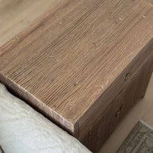 Load image into Gallery viewer, Wabi-Sabi Oversize Bedside Table _ Earthy Brown
