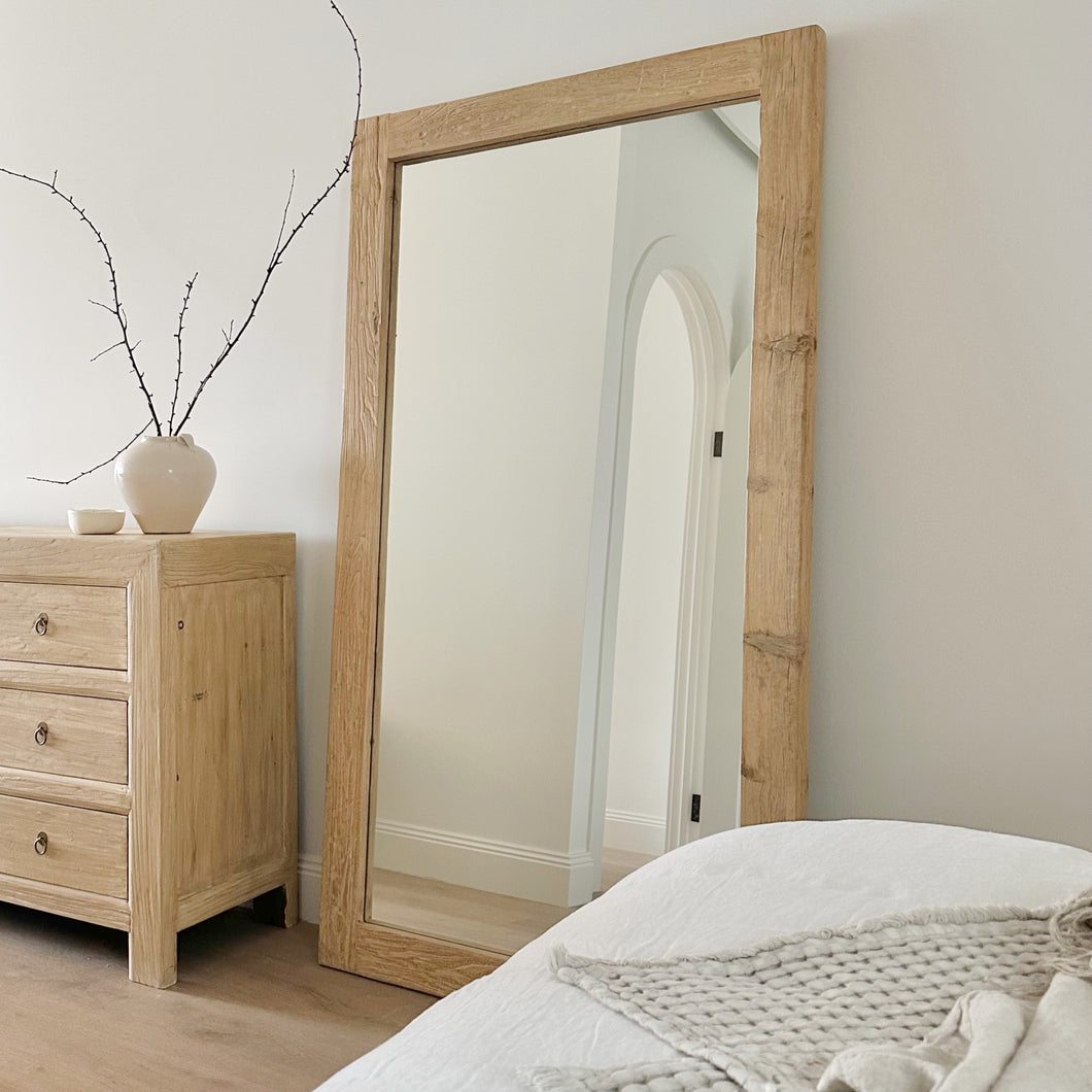 Mirror _ Reclaimed Elm _ 2 Sizes _ Honey Elm