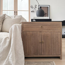 Load image into Gallery viewer, Wabi-Sabi Oversize Bedside Table _ Earthy Brown
