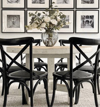 Load image into Gallery viewer, Hamptons Dining Table _ White + Honey Elm _ 2 Sizes
