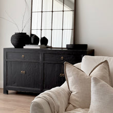 Load image into Gallery viewer, Provincial Sideboard _ 160cm _ Rustic Black
