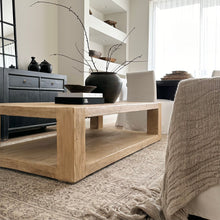 Load image into Gallery viewer, Honey Elm _ American Farmhouse Coffee Table _ Rectangle _ XL
