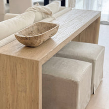 Load image into Gallery viewer, Organic Platform Hallway Table _ Blonde Elm
