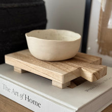 Load image into Gallery viewer, Mini Pedestal Tray _ Reclaimed Wood
