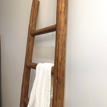 Load image into Gallery viewer, Antique Decorative Ladder | Aged Elm
