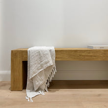Load image into Gallery viewer, American Farmhouse Platform Bench | Aged Elm
