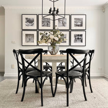 Load image into Gallery viewer, Hamptons Dining Table _ White + Honey Elm _ 2 Sizes
