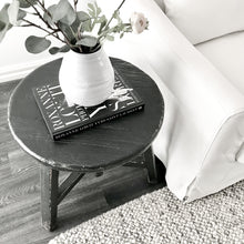 Load image into Gallery viewer, Provincial Side Table | Tri-Leg | Black Elm
