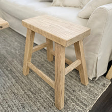 Load image into Gallery viewer, Organic Worker Stool | Rectangle | Blonde Elm
