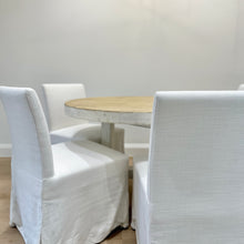 Load image into Gallery viewer, Hamptons Dining Table _ White + Honey Elm _ 2 Sizes
